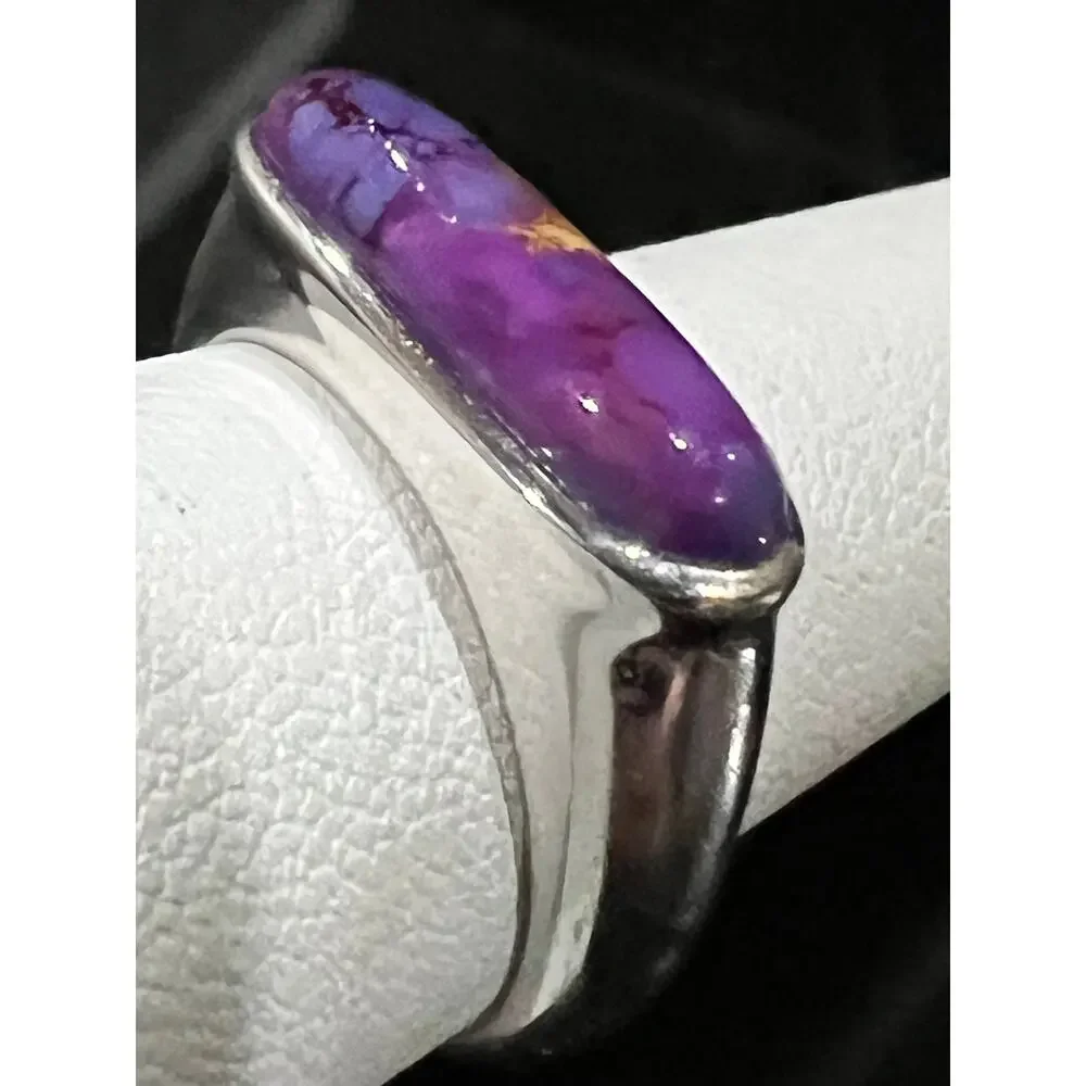 Mojave Purple Turquoise Sterling Ring - Picture 10 of 10